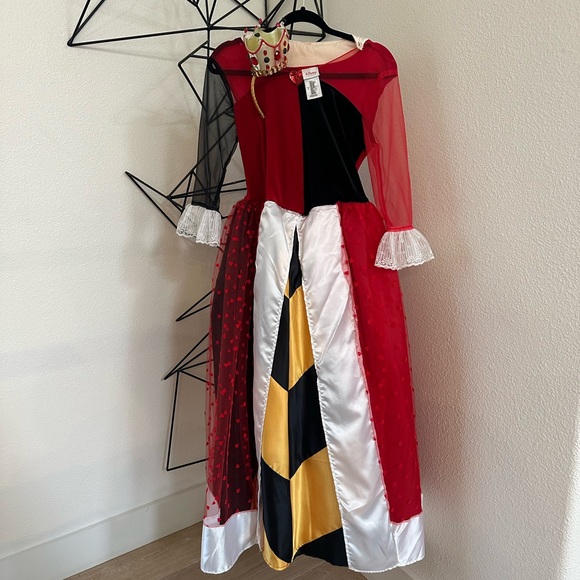 Disney Store Queen of Hearts Halloween Costume Small Officially Licensed - Picture 1 of 6